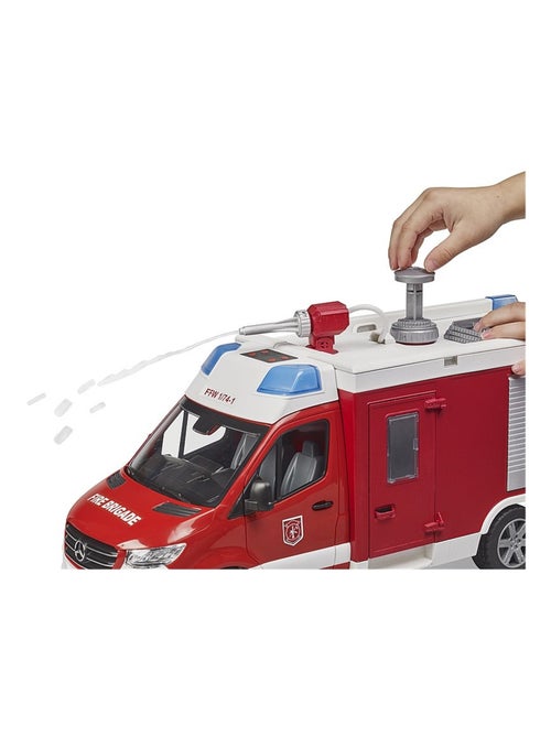 Fourgon de pompiers MB Sprinter avec module son et lumière - Kiabi