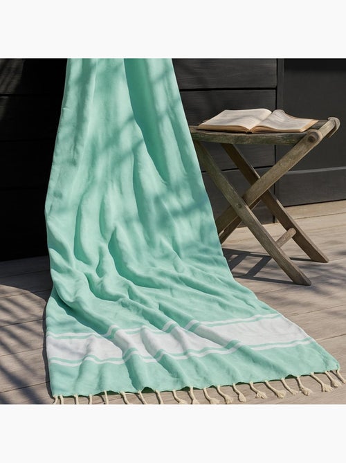 Fouta à franges 90x180cm - Kiabi Fouta à franges 90x180cm - Kiabi