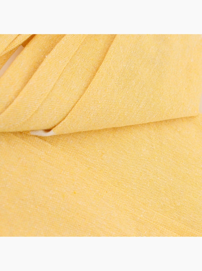 Fouta à franges 90x180cm Jaune - Kiabi