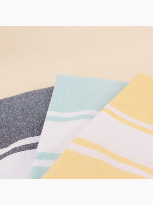 Fouta à franges 90x180cm - Kiabi