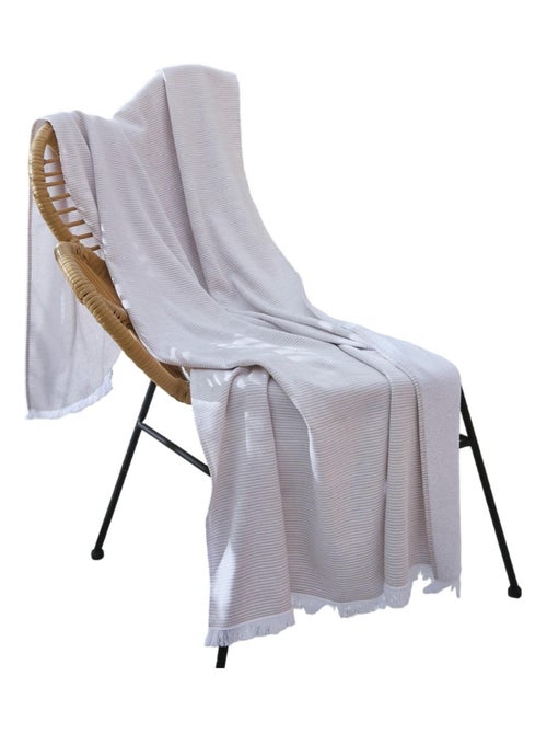 Fouta a franges Collection Nael - Kiabi