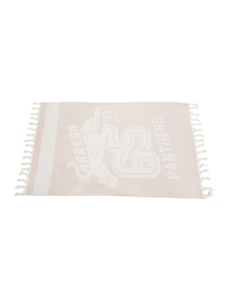 Fouta de plage CARRERA Beige - Kiabi