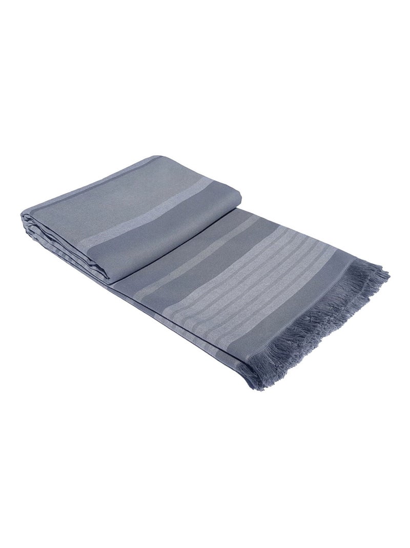 Fouta de plage paréo Gris - Kiabi