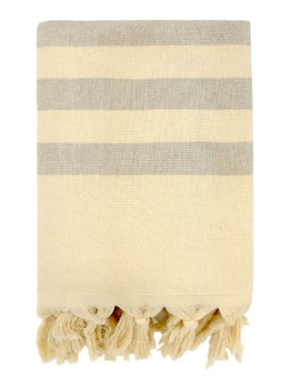 Fouta doublée éponge Beige 90x160 340g/m² - Fidji Taupe