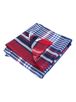 Fouta doublée éponge CALADOR Multicolore rouge