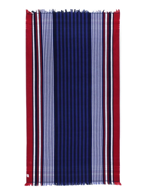 Fouta doublée éponge CALADOR Multicolore rouge - Kiabi