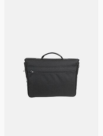 Francinel Porte document Toile et cuir 3 soufflets 8053
