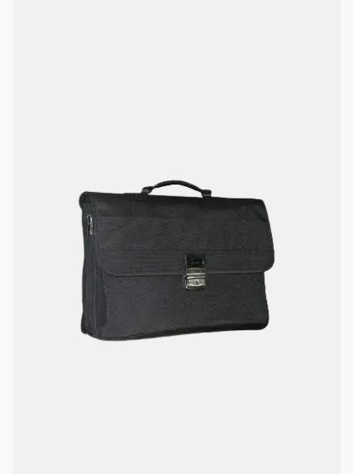 Francinel Porte document Toile et cuir 3 soufflets 8053 - Kiabi