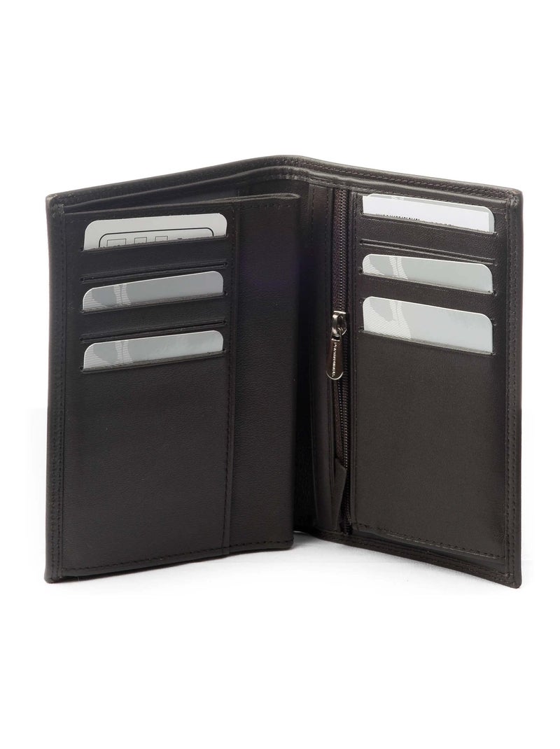 Francinel Portefeuille Cuir 3 Volets Venise 37 Marron - Kiabi