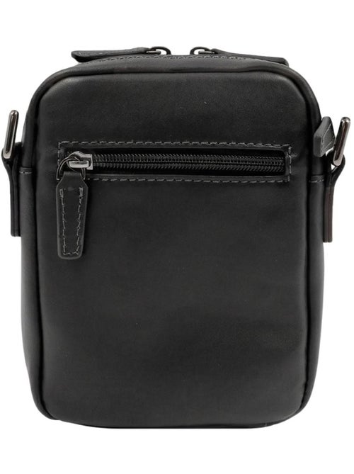Francinel Sacoche cuir Lawton - Kiabi