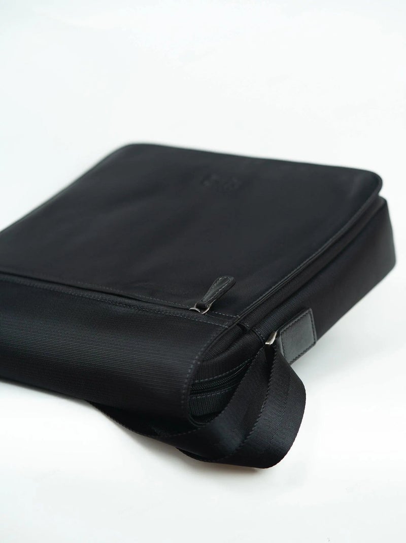 Francinel Sacoche Cuir/Toile Porto Noir - Kiabi