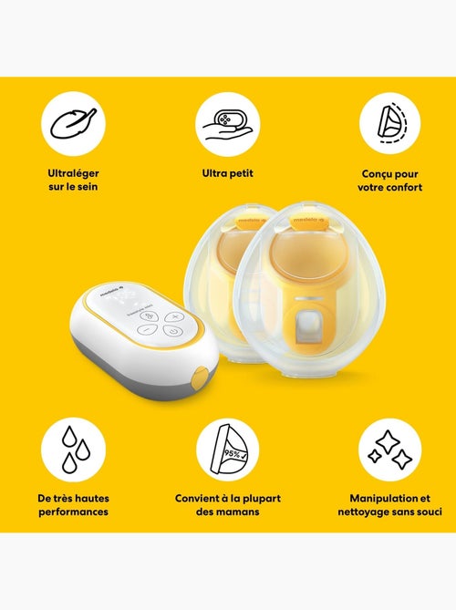 Freestyle Mini Hands-free MEDELA - Tire-lait Électrique Simple Portable Mains Libres 24mm - Kiabi