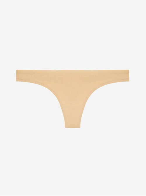 Fresh basic slip tanga en coton penti - Kiabi Fresh basic slip tanga en coton penti - Kiabi