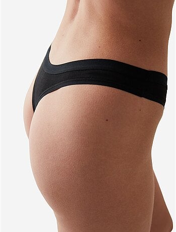 Fresh basic slip tanga en coton penti