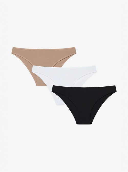 Fresh lot de 3 slips penti - Kiabi Fresh lot de 3 slips penti - Kiabi