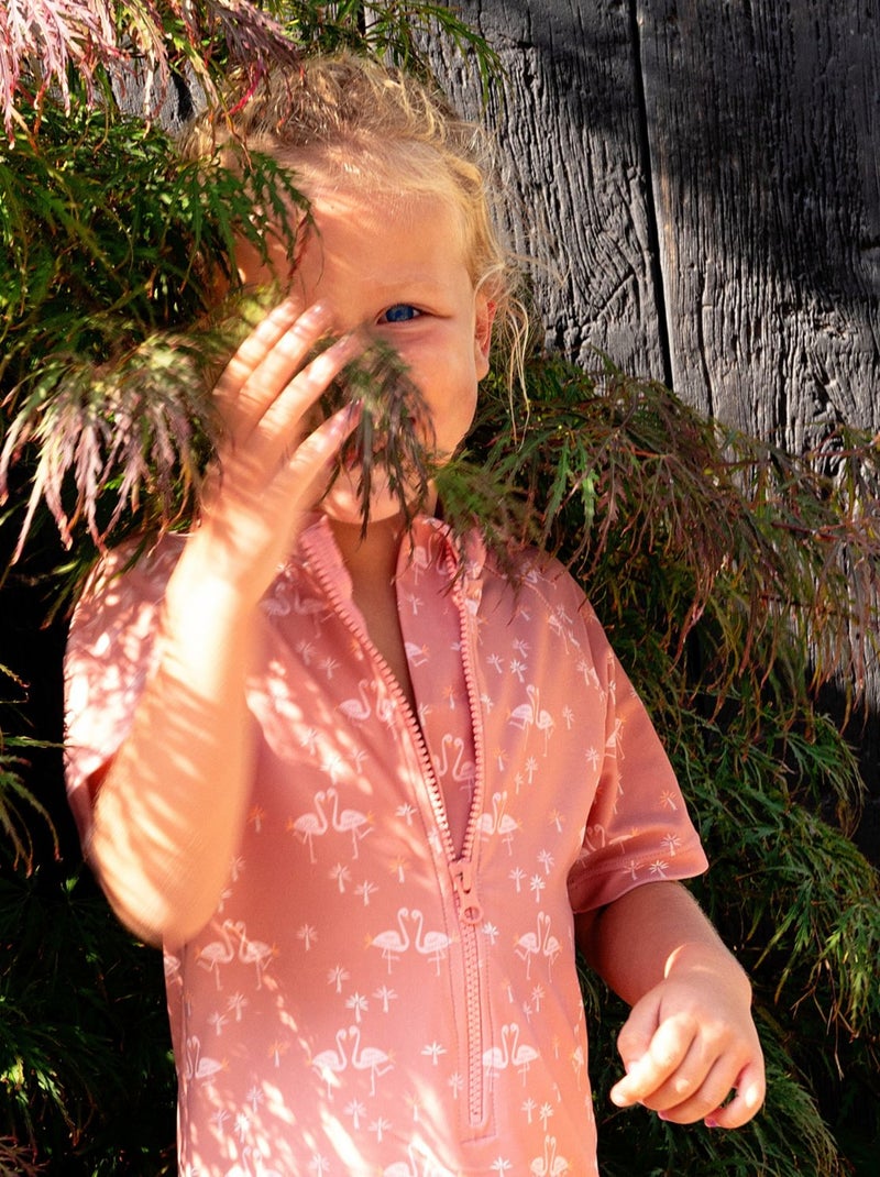 Fresk - Combinaison anti-UV manches courtes Rose - Kiabi