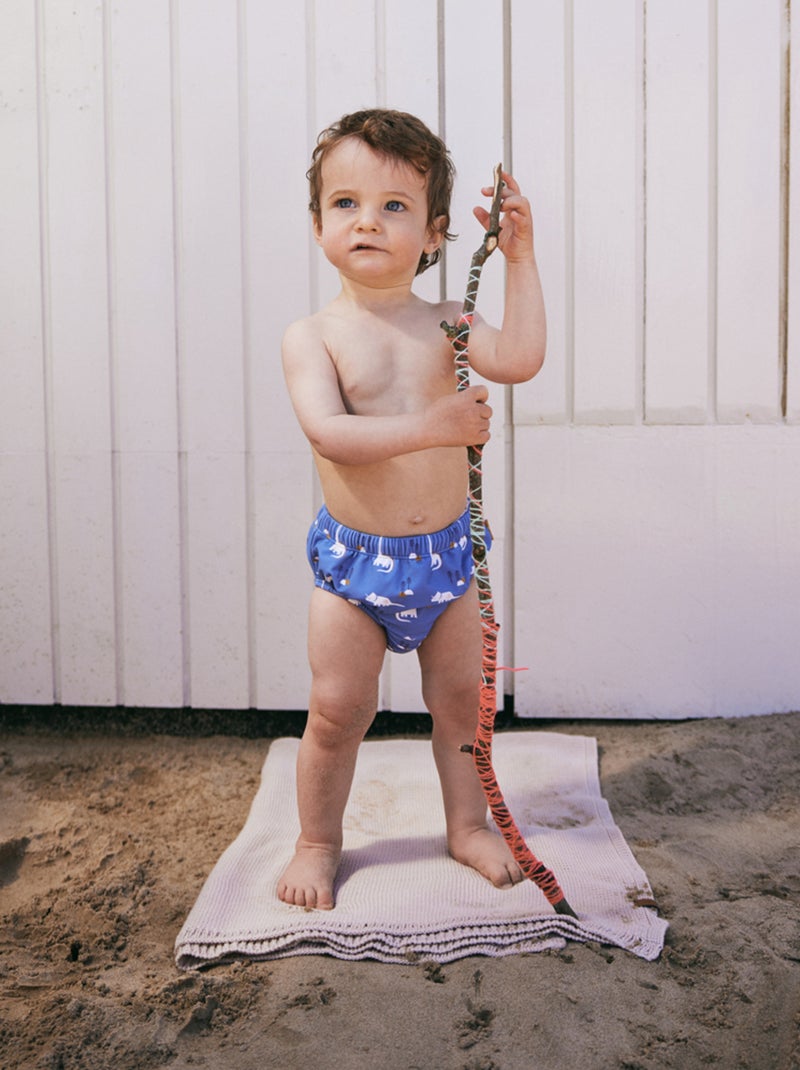 Fresk - Maillot de bain couche Bleu - Kiabi