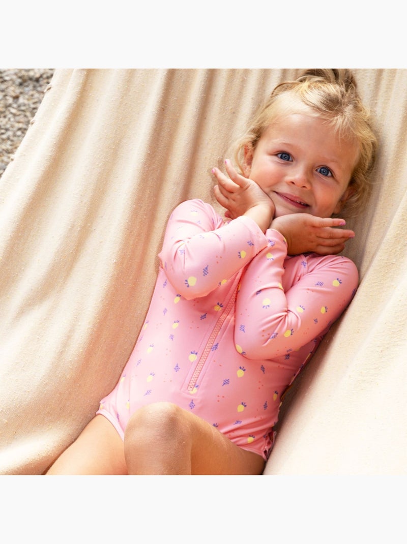 Fresk - Maillot de bain manches longues anti-UV Rose - Kiabi