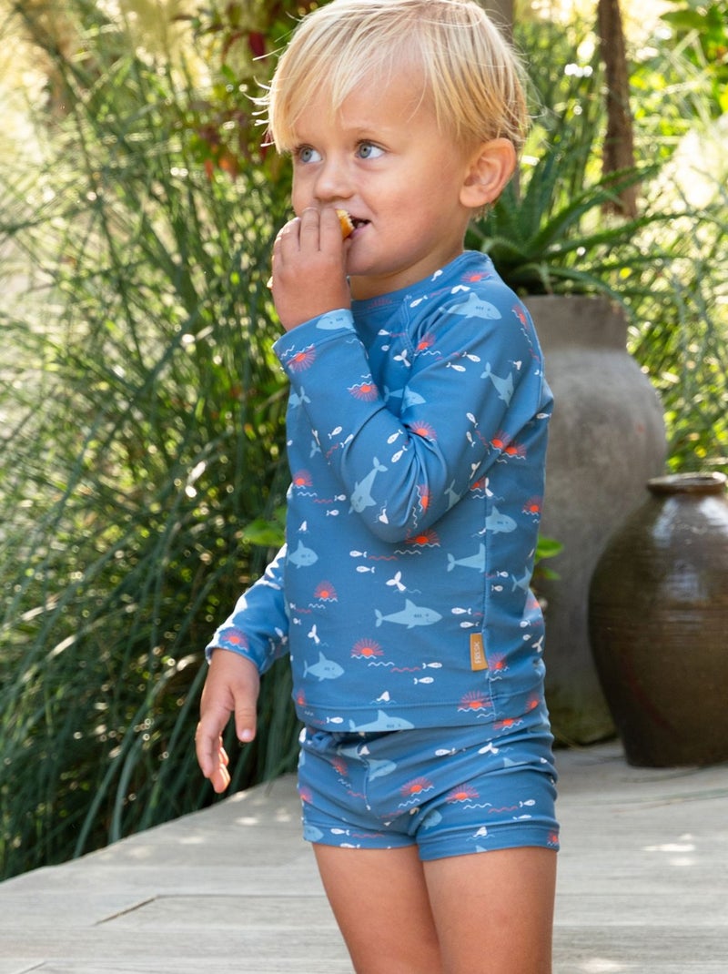 Fresk - Tee-shirt anti-UV manches longues Bleu - Kiabi