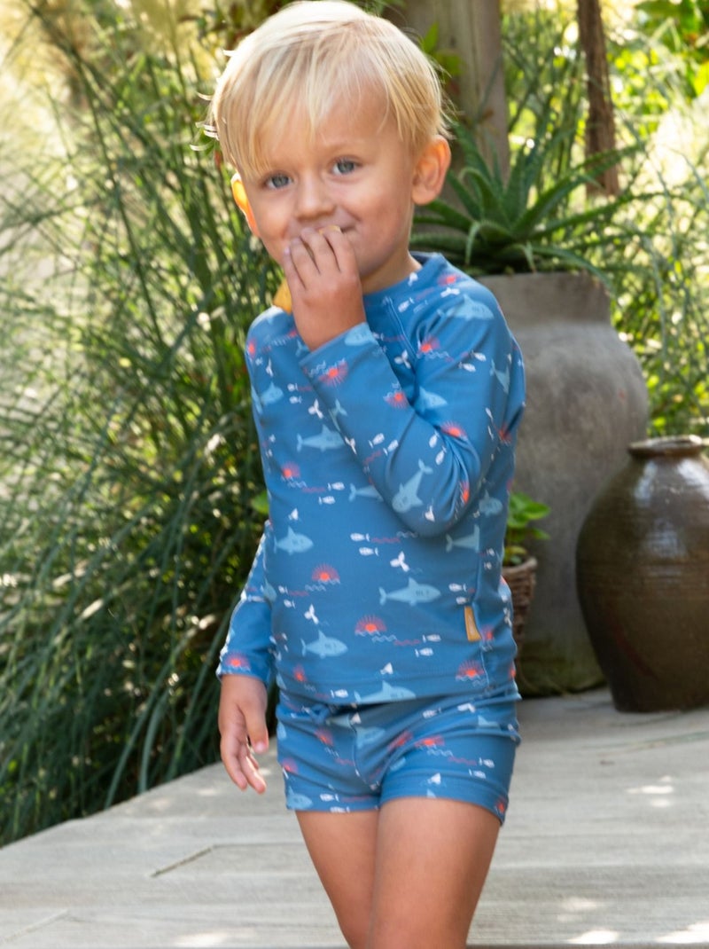 Fresk - Tee-shirt anti-UV manches longues Bleu - Kiabi