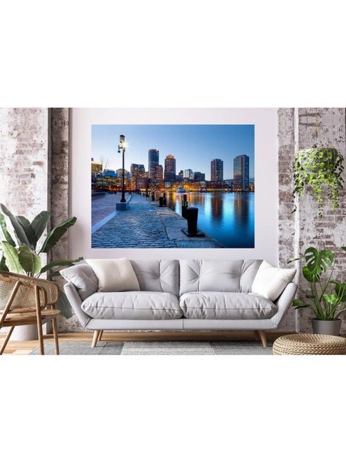 Fresque murale boston embankment – 180 x 127 cm - Kiabi Fresque murale boston embankment – 180 x 127 cm - Kiabi