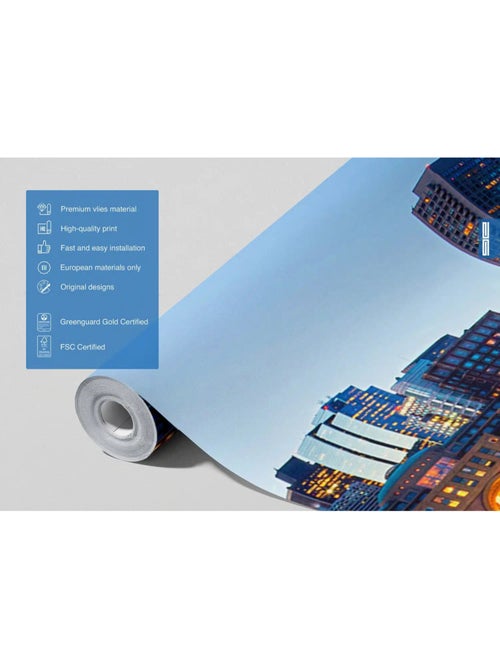 Fresque murale boston embankment – 180 x 127 cm - Kiabi Fresque murale boston embankment – 180 x 127 cm - Kiabi