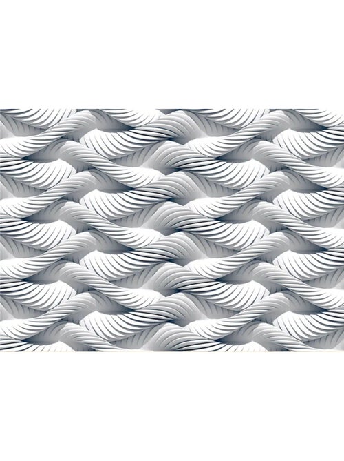 Fresque murale effet cordes blanches – 360 x 254 cm - Kiabi