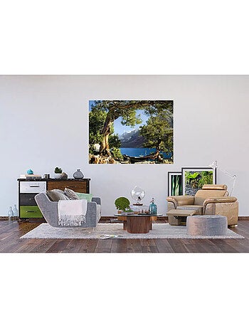 Fresque murale lac de montagne – 180 x 127 cm