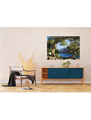 Fresque murale lac de montagne – 180 x 127 cm