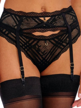 Freya - Porte-jarretelles avec empiècement de dentelle Freya Fatale