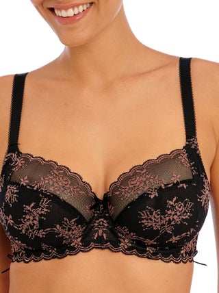 Freya - Soutien-gorge à armatures laçage latéral Offbeat décadence
