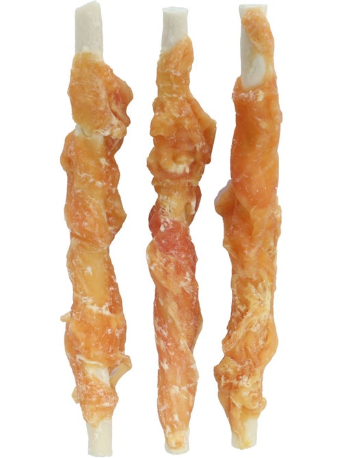 Friandise chien Bâton Blanc avec poulet - Kiabi