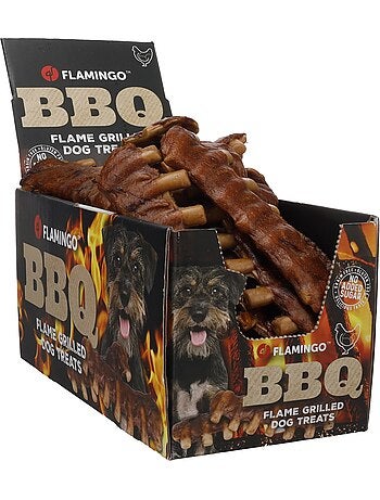 Friandise en lot pour chien bbq côte avec poulet 1.6 kg