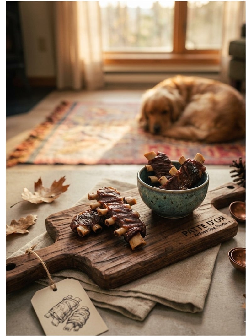 Friandise en lot pour chien BBQ Côte avec Poulet 1.6 kg Marron - Kiabi