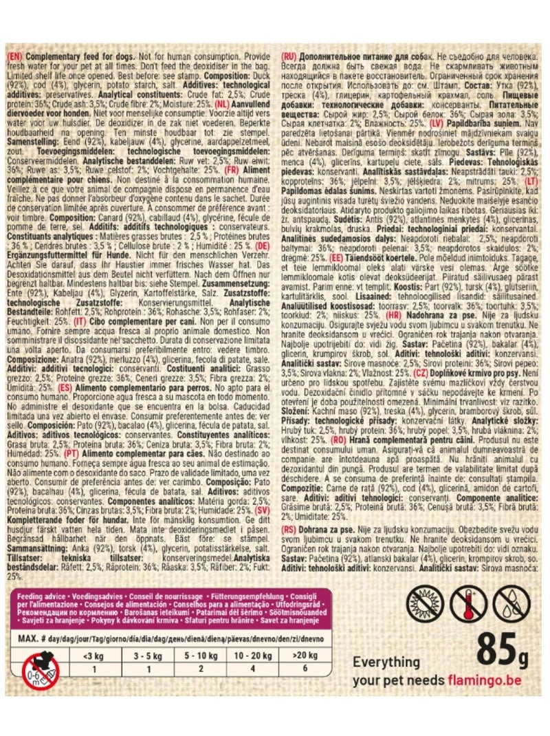 Friandise petits blocs avec poulet et cabillaud Marron - Kiabi