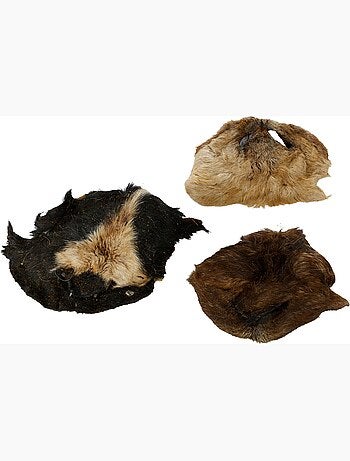 Friandises chien nature nez de mouton avec poils