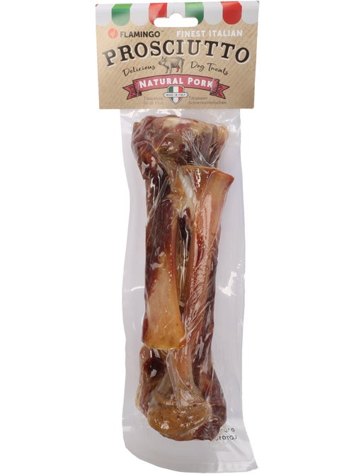 Friandises chien Nature Os de tibia de porc avec de la viande - Kiabi