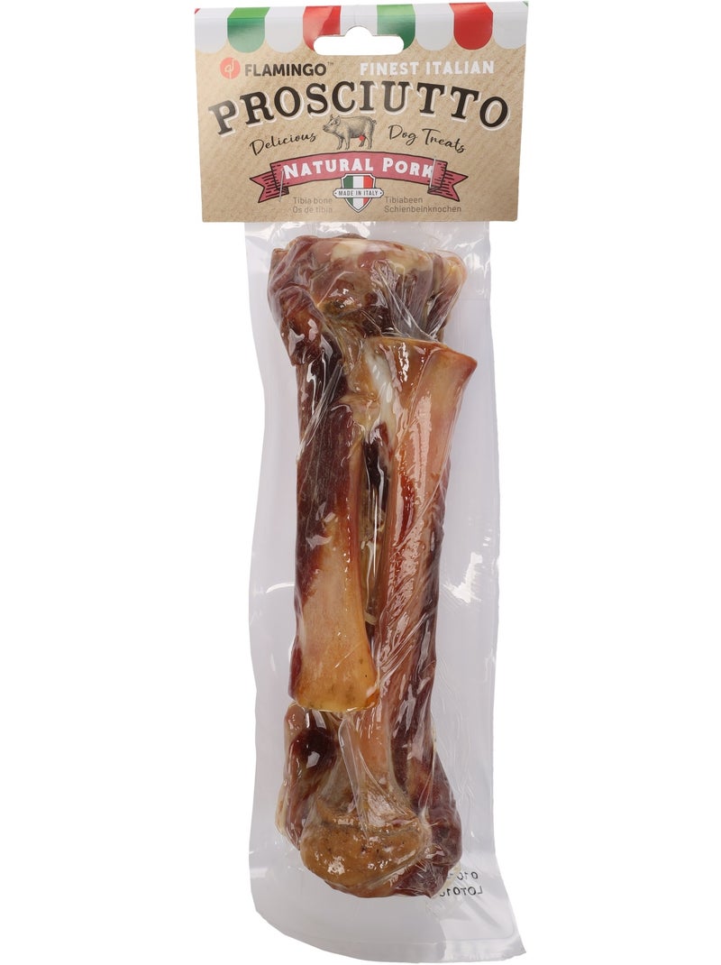 Friandises chien Nature Os de tibia de porc avec de la viande Marron - Kiabi
