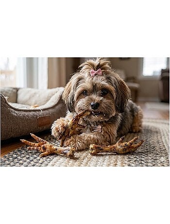 Friandises chien nature patte de poulet