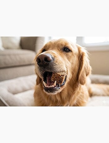 Friandises chien nature triangles avec cabillaud