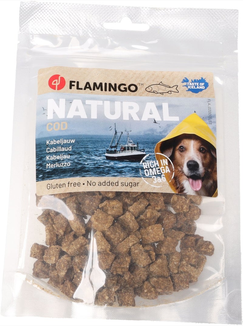 Friandises chien Nature Triangles avec Cabillaud Marron - Kiabi