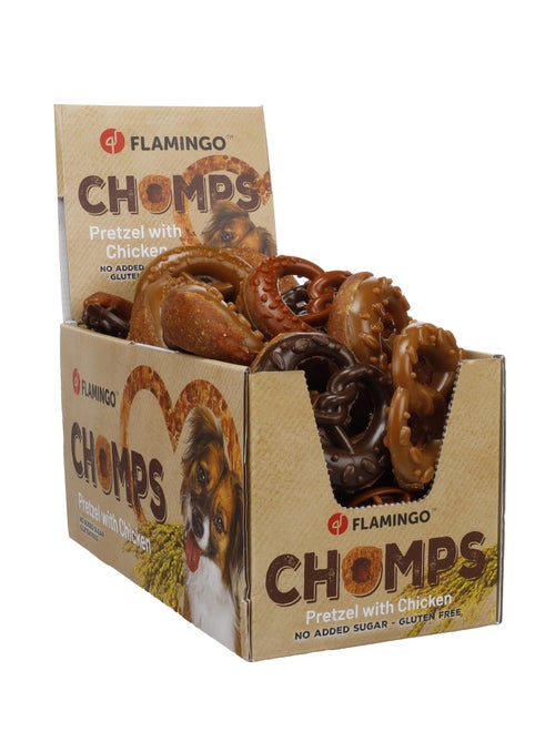 Friandises en lot pour chien bretzel avec poulet - Kiabi