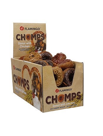 Friandises en lot pour chien Donut avec poulet