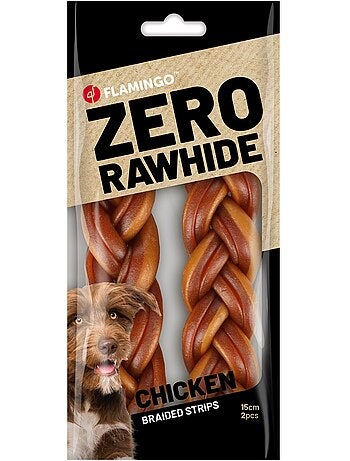 Friandises lanières tressées au poulet