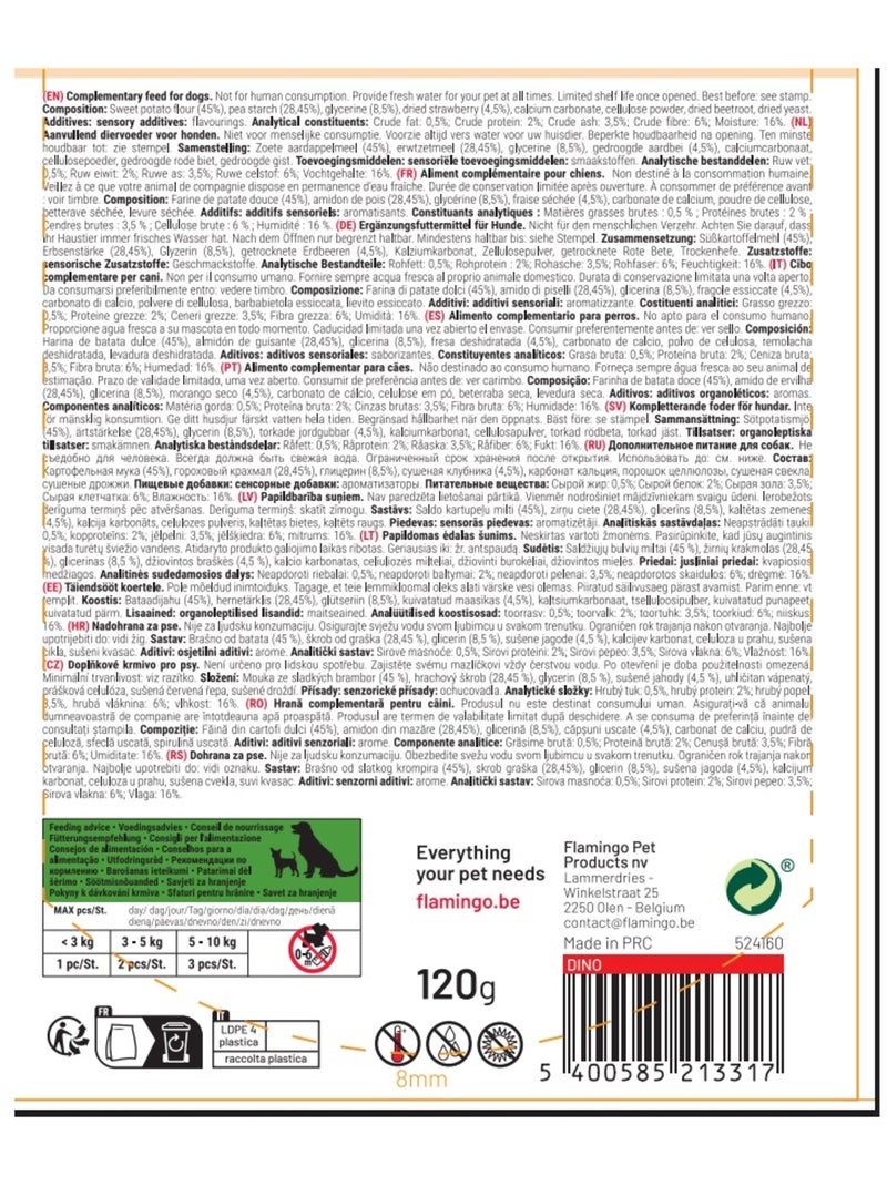 Friandises veggie Dino a la fraise Rouge - Kiabi