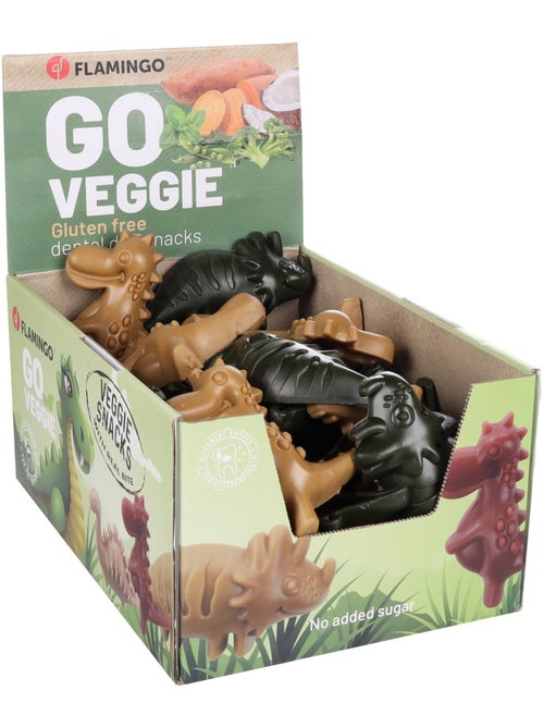 Friandises veggies en lot pour chien Dino mélange - Kiabi
