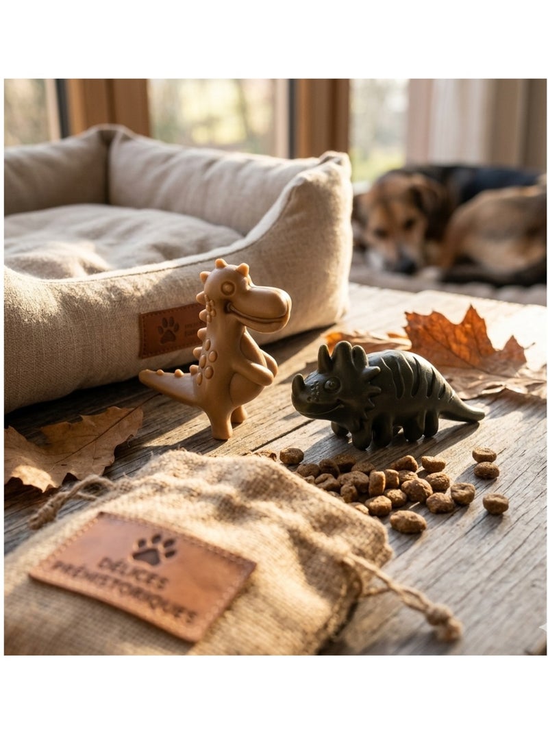Friandises veggies en lot pour chien Dino mélange Marron - Kiabi