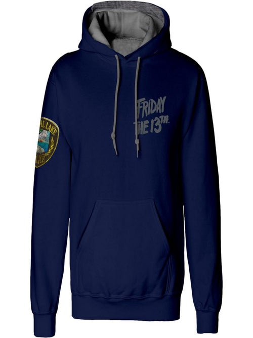 Friday The 13th - Sweat à capuche CRYSTAL LAKE POLICE - Kiabi