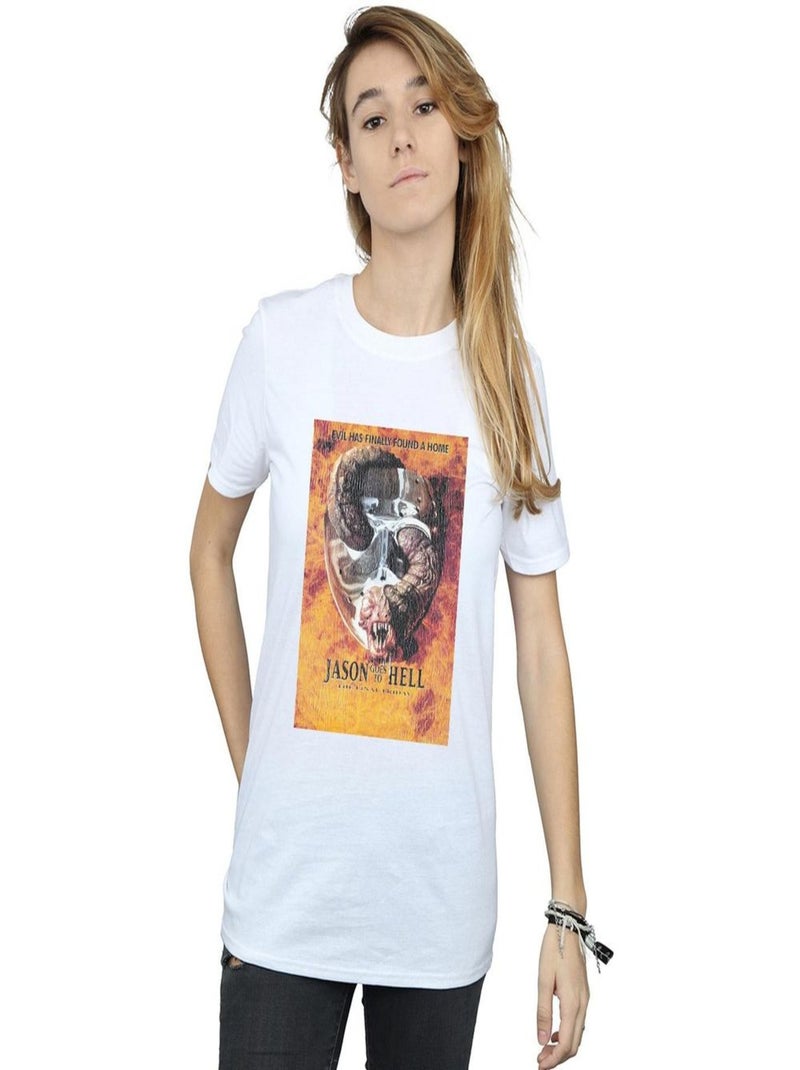 Friday The 13th - T-shirt JASON GOES TO HELL Blanc - Kiabi