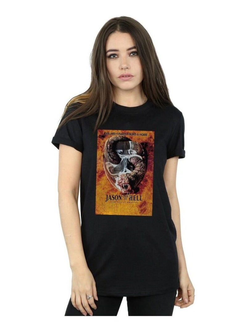 Friday The 13th - T-shirt JASON GOES TO HELL Noir - Kiabi